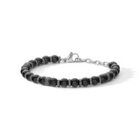 Pulsera Comete Hombre District in  Acero quirúrgico Onice UBR 1245 - UBR 1245